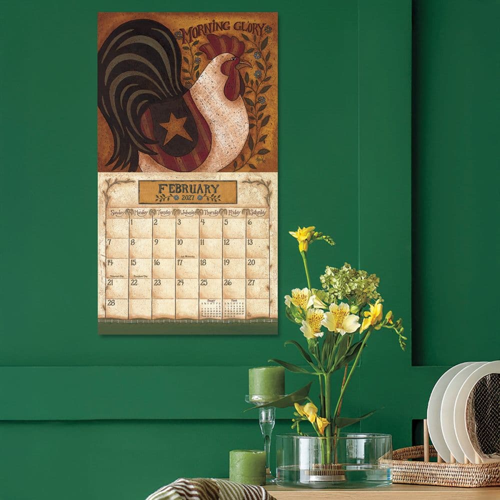 Folk Art by David Harden 2027 Wall Calendar Fourth Alternate Image