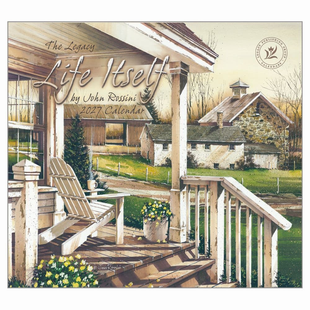 Life Itself 2027 Wall Calendar by John Rossini Main Product Image