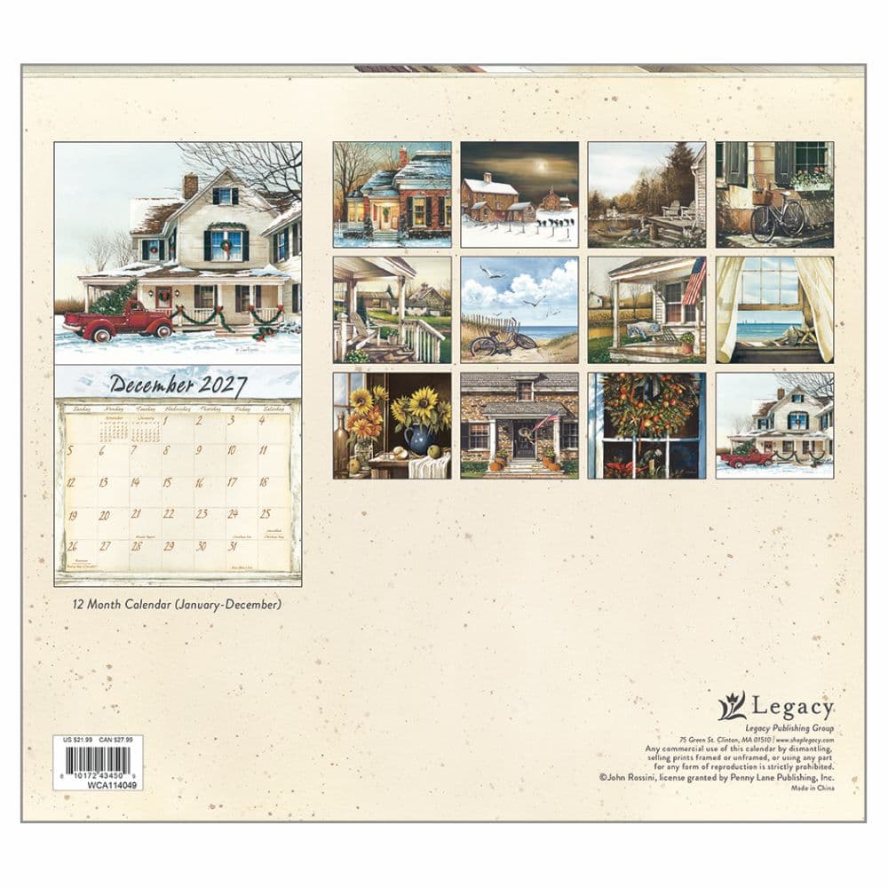 Life Itself 2027 Wall Calendar by John Rossini First Alternate Image