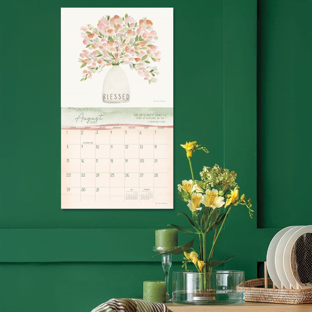 Grace Upon Grace 2027 Wall Calendar by Blue Chair Blessings Fourth Alternate Image
