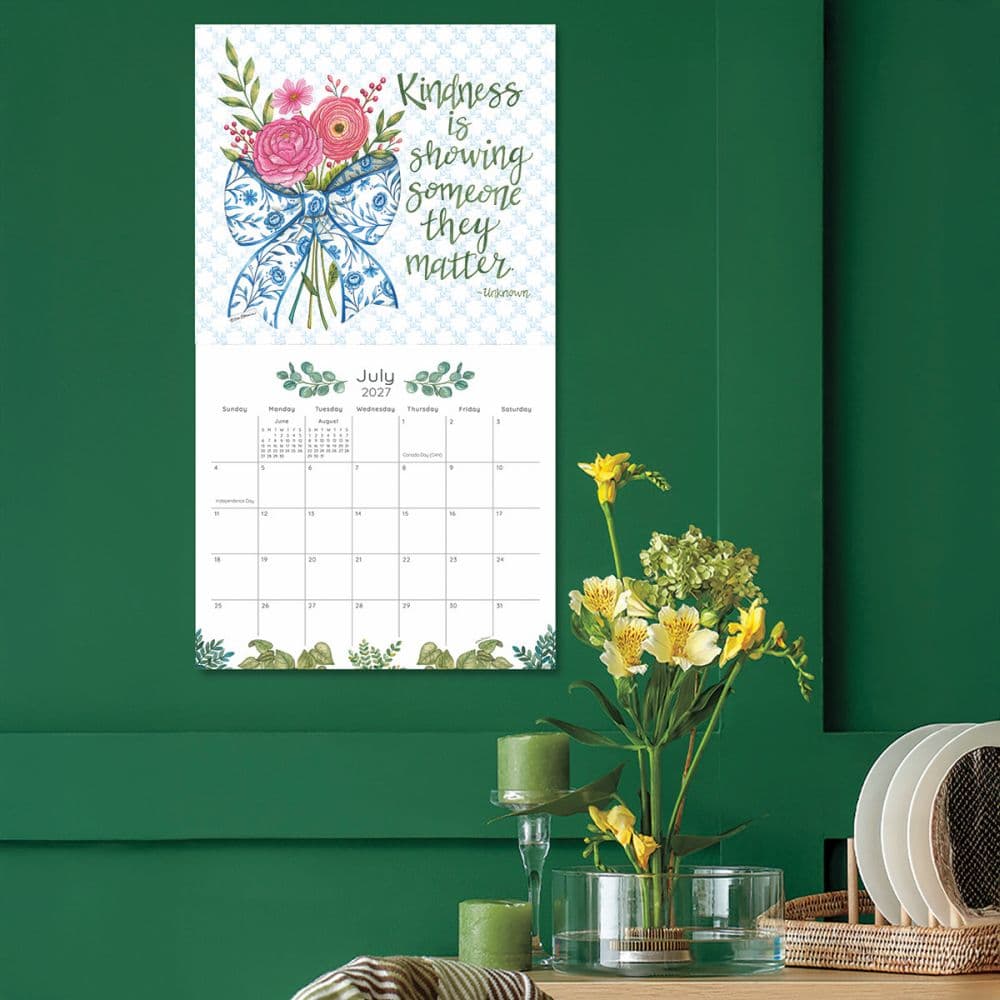 Kindness Matters 2027 Wall Calendar by Deb Strain Fourth Alternate Image