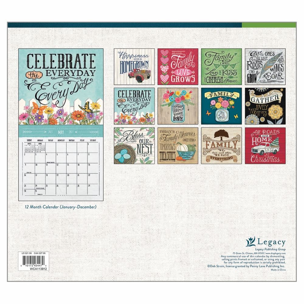 Family Matters 2027 Wall Calendar by Deb Strain First Alternate Image