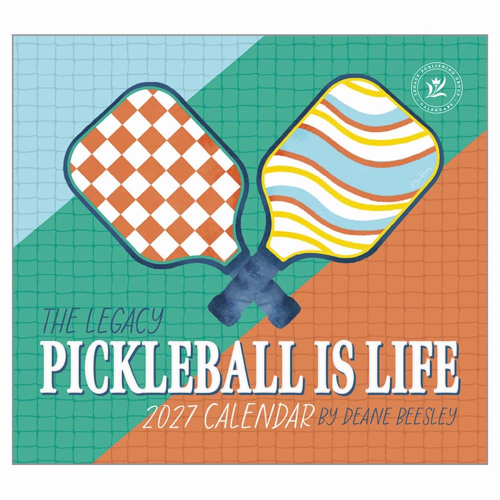 image Pickleball Is Life 2027 Wall Calendar Main Product Image