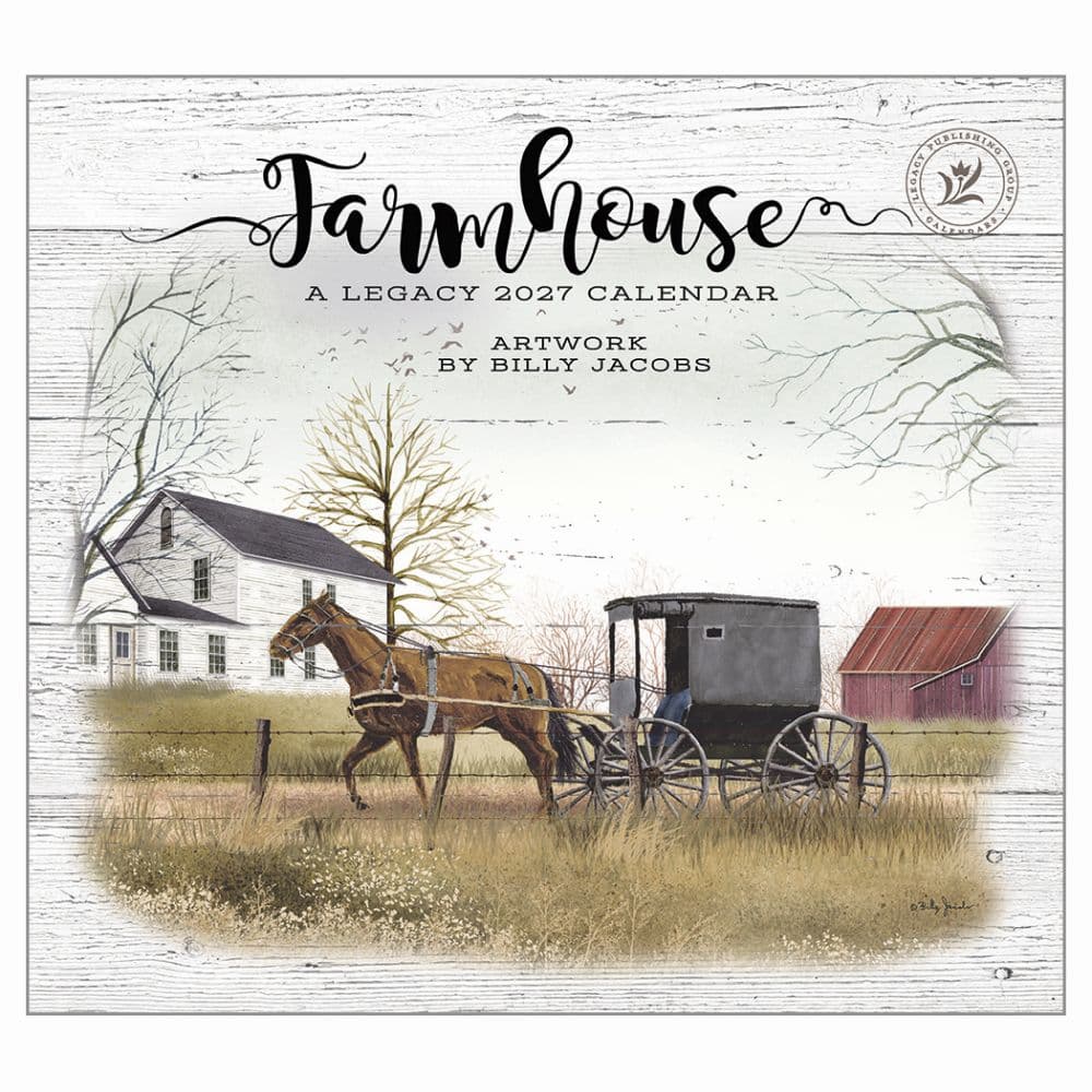 Farmhouse 2027 Wall Calendar by Billy Jacobs Main Product Image