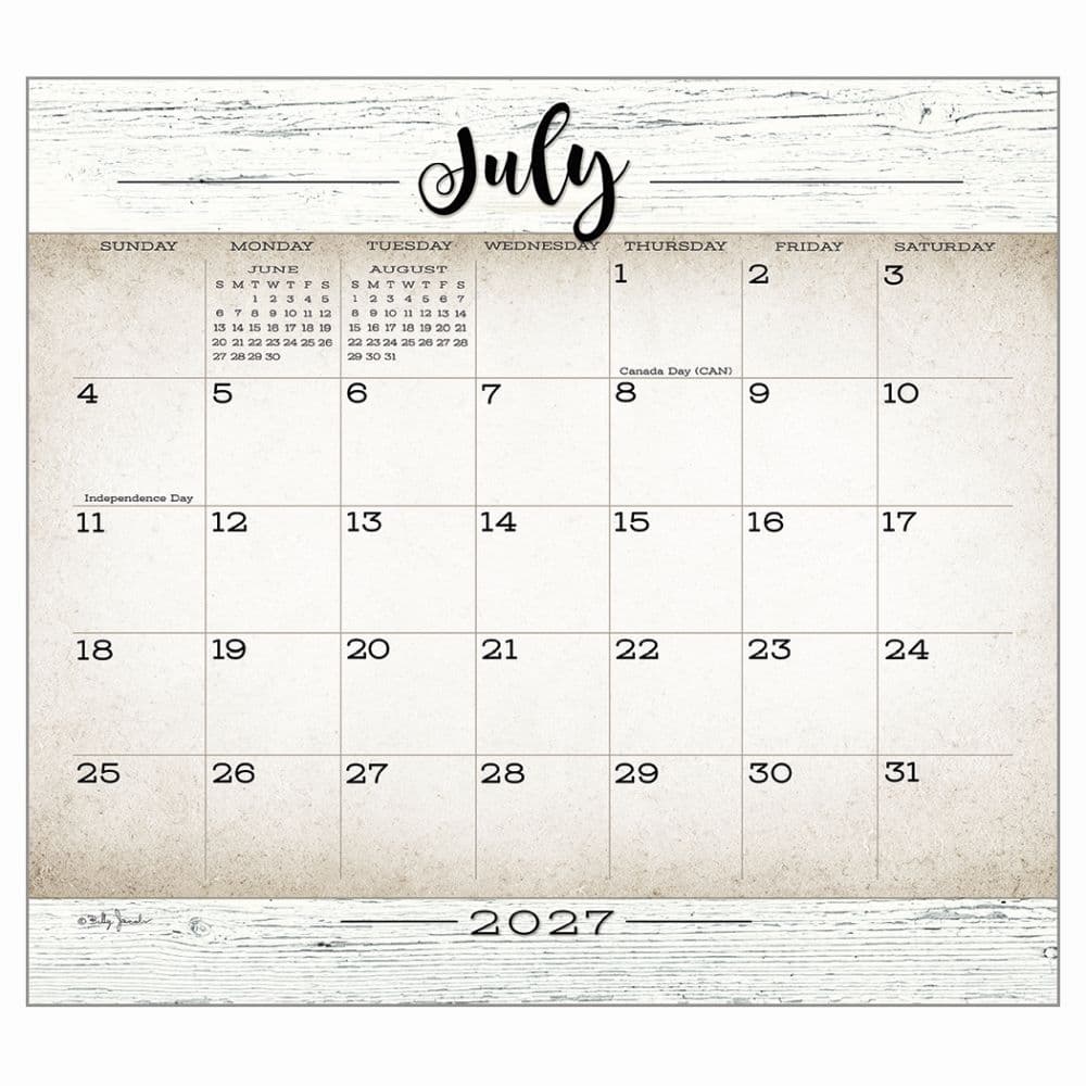Farmhouse 2027 Wall Calendar by Billy Jacobs Second Alternate Image
