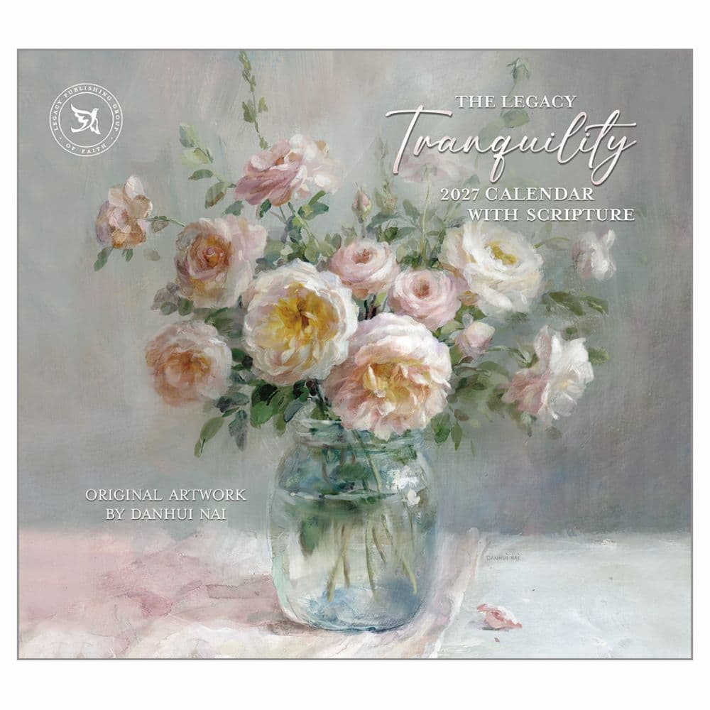689971 12 x 13.375 in. 2027 Wall Calendar - Tranquility