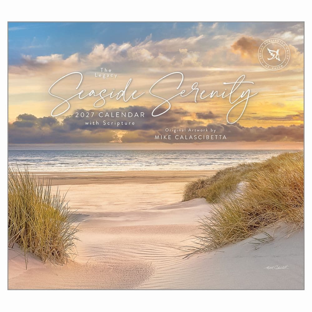 Seaside Serenity 2027 Wall Calendar by Mike Calascibetta Main Product Image