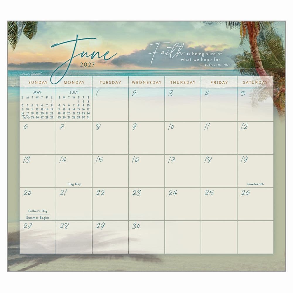 Seaside Serenity 2027 Wall Calendar by Mike Calascibetta Second Alternate Image