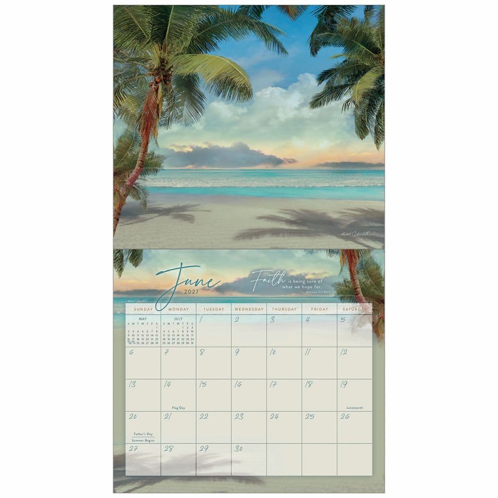 Seaside Serenity 2027 Wall Calendar by Mike Calascibetta Third Alternate Image