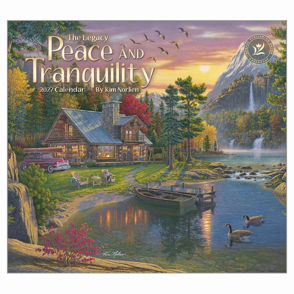 Peace and Tranquility 2027 Wall Calendar by Kim Norlien Main Product Image