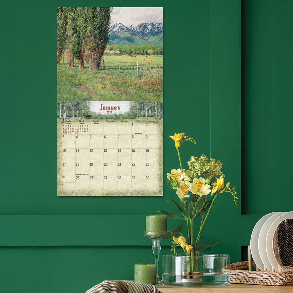 Woodland 2027 Wall Calendar by Ned Young Fourth Alternate Image