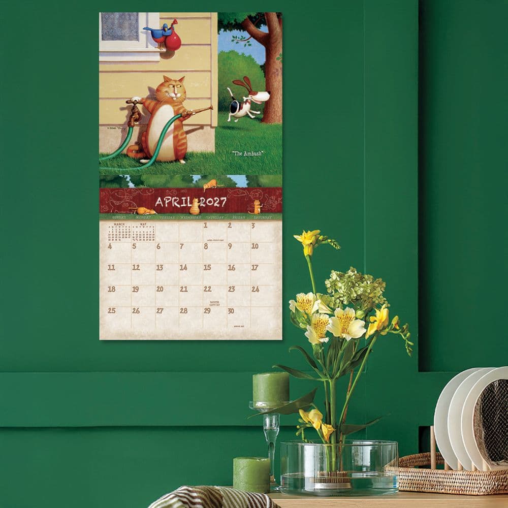 Cats Life 2027 Wall Calendar by Ned Young Fourth Alternate Image