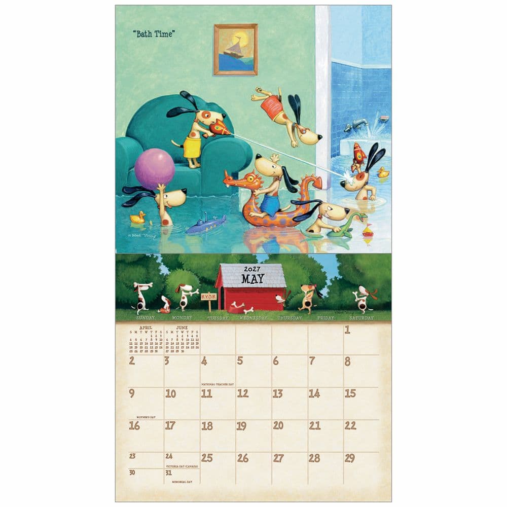 Dogs Life 2027 Wall Calendar by Ned Young Third Alternate Image