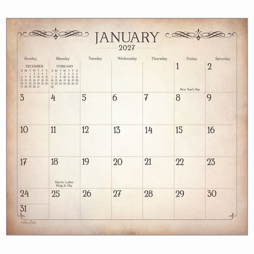 Land of Blessings 2027 Wall Calendar by Lori Deiter Second Alternate Image