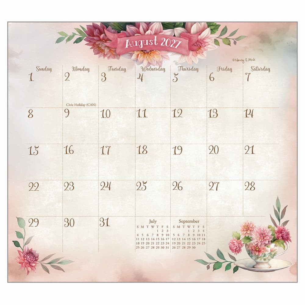 Faithful Heart and Home 2027 Wall Calendar by Nancy Mink Second Alternate Image