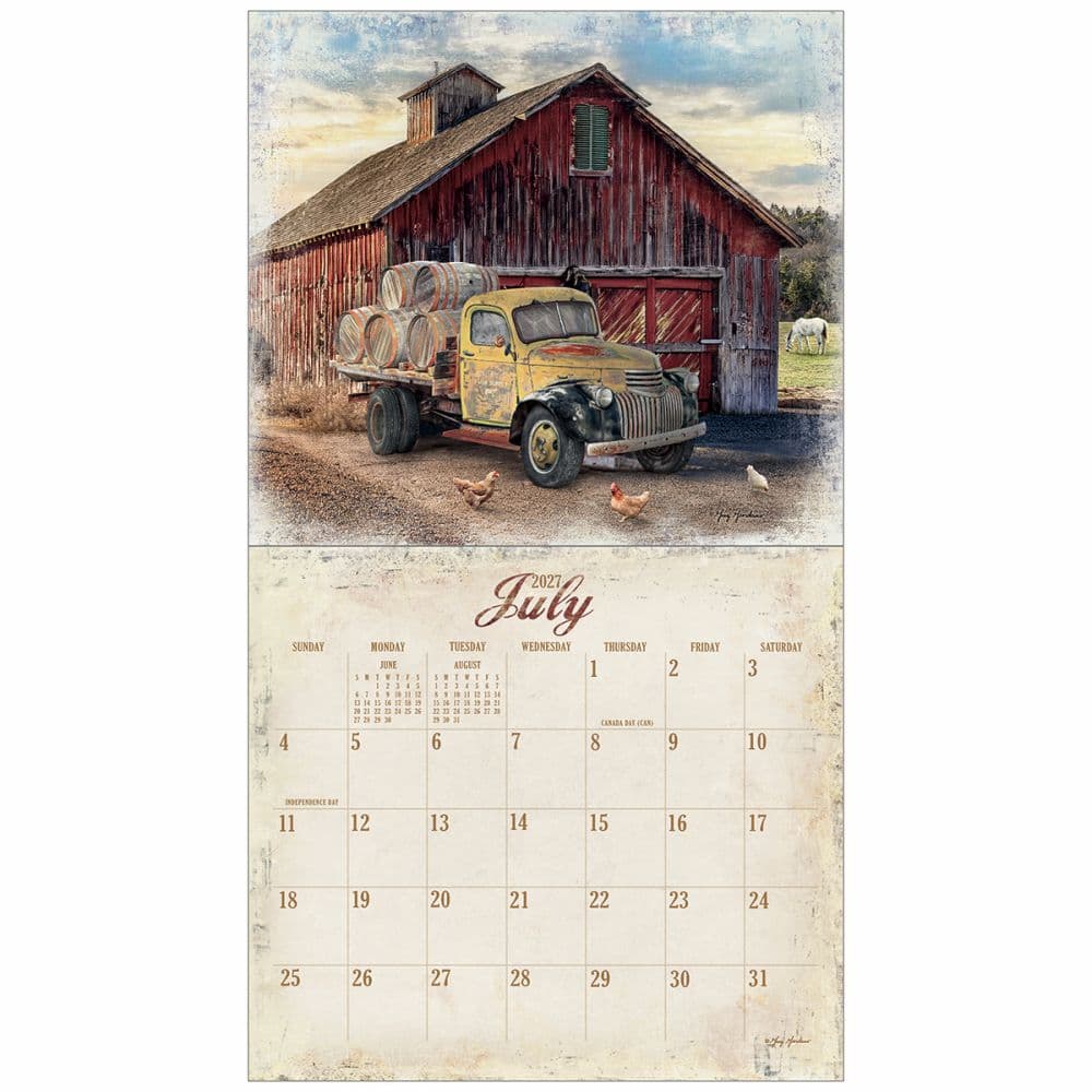 Heartland 2027 Wall Calendar by Greg Giordano Third Alternate Image