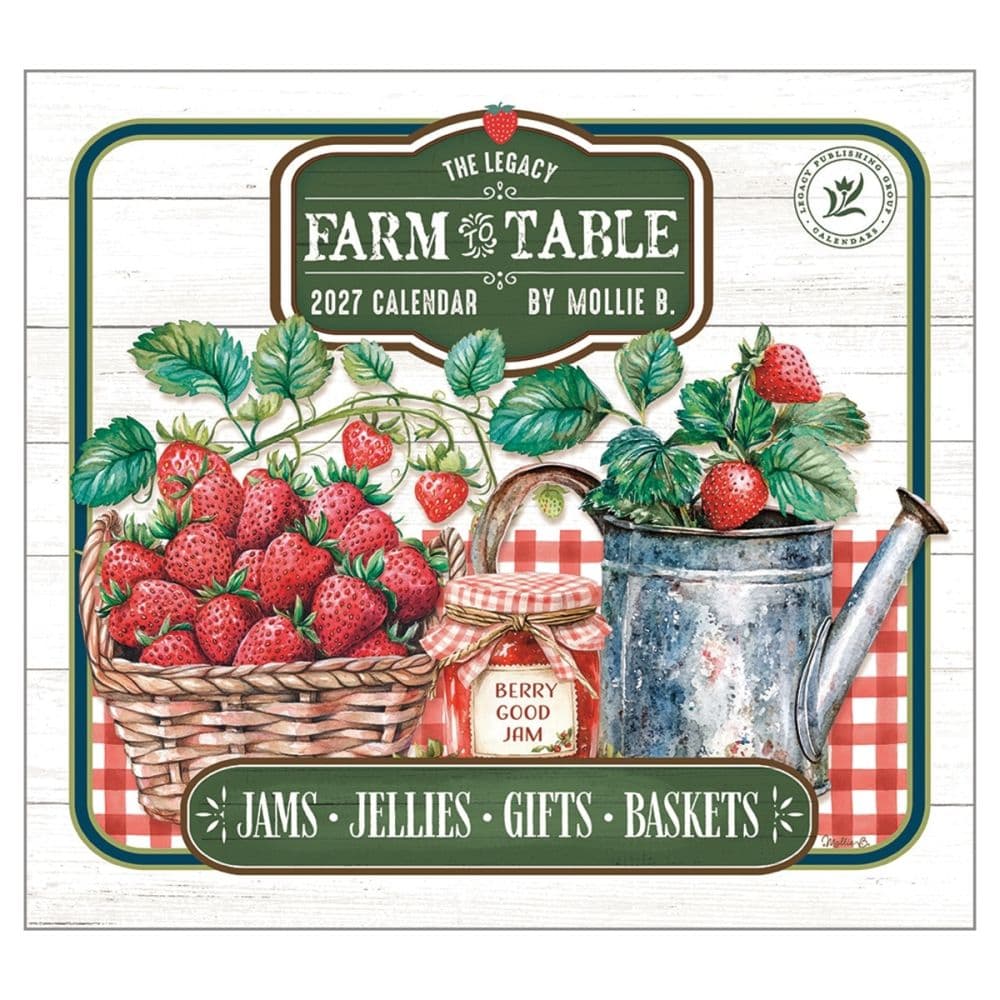 image Farm to Table 2027 Wall Calendar by Mollie B Main Product Image