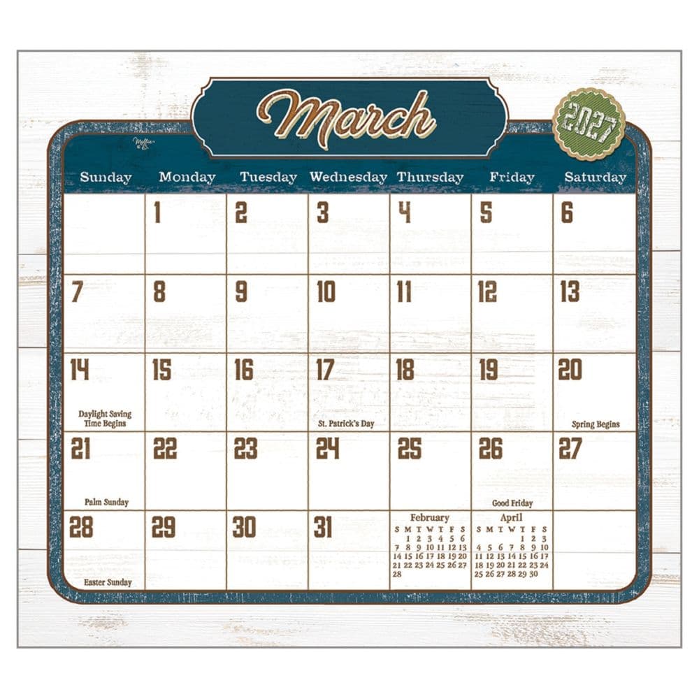 Farm to Table 2027 Wall Calendar by Mollie B Second Alternate Image