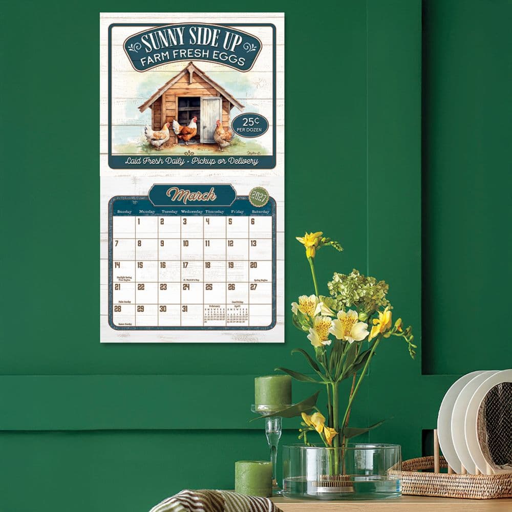 Farm to Table 2027 Wall Calendar by Mollie B Fourth Alternate Image