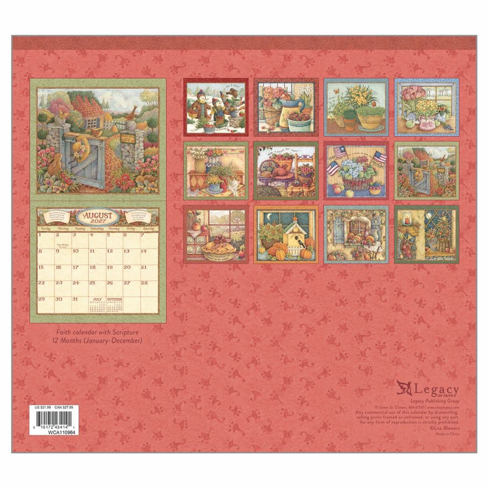 Faithful Moments 2027 Wall Calendar by Lisa Blowers First Alternate Image