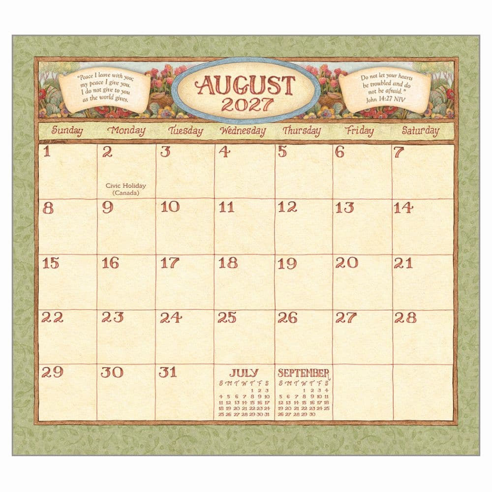 Faithful Moments 2027 Wall Calendar by Lisa Blowers Second Alternate Image