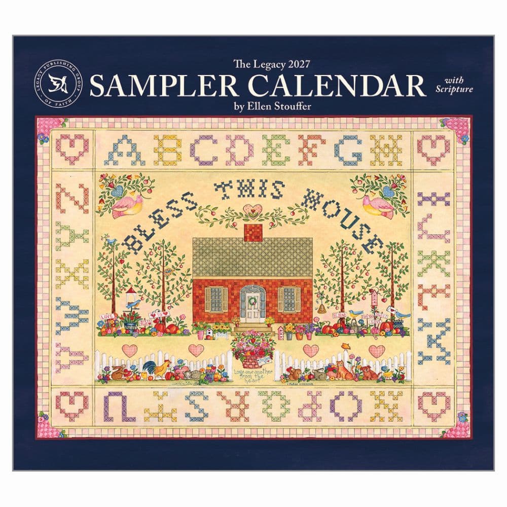 689977 12 x 13.375 in. 2027 Wall Calendar - Sampler