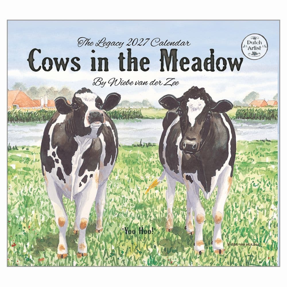 Cows in the Meadow 2027 Wall Calendar by Wiebe Van Der Zee Main Product Image