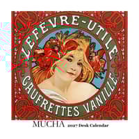 image Mucha 2027 Easel Desk Calendar Main Product Image
