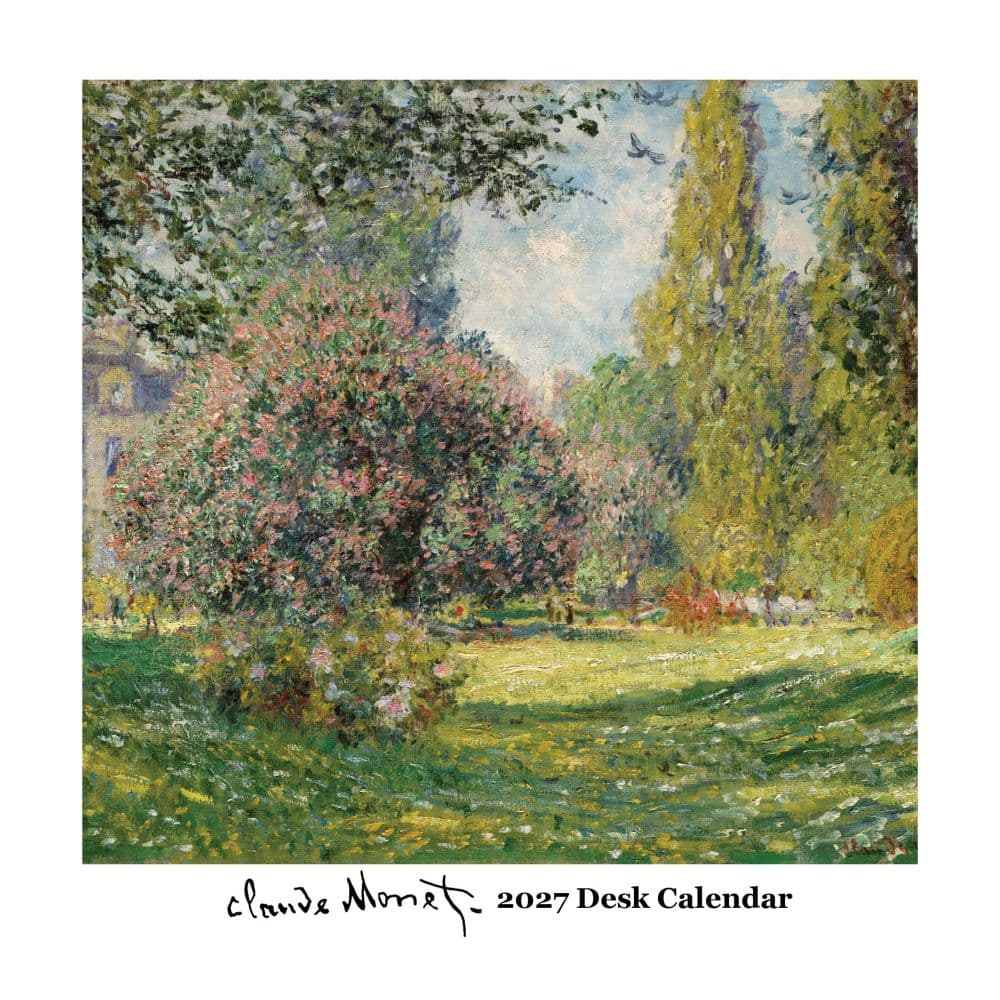 image Monet 2027 Easel Desk Calendar Main Product Image