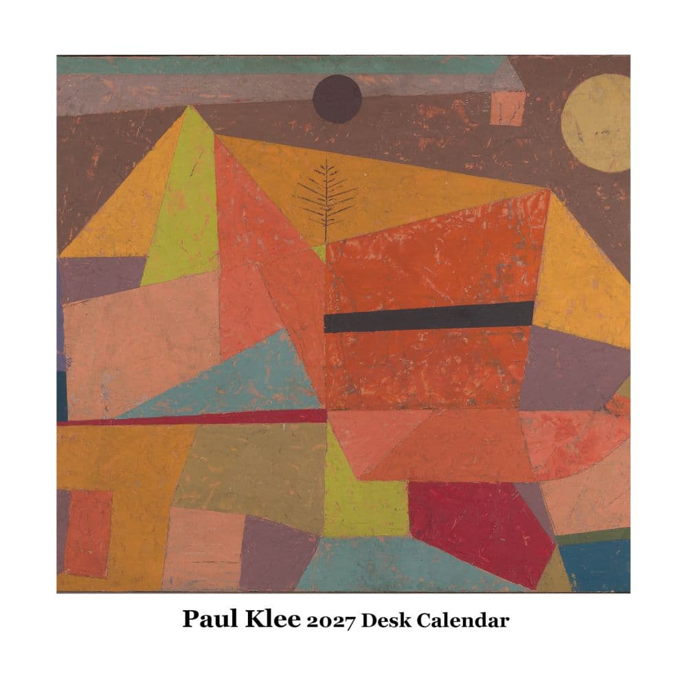 image Klee 2027 Easel Desk Calendar Main Product Image