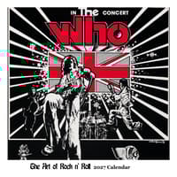 image Art Of Rock And Roll Square 2027 Wall Calendar Main Product Image