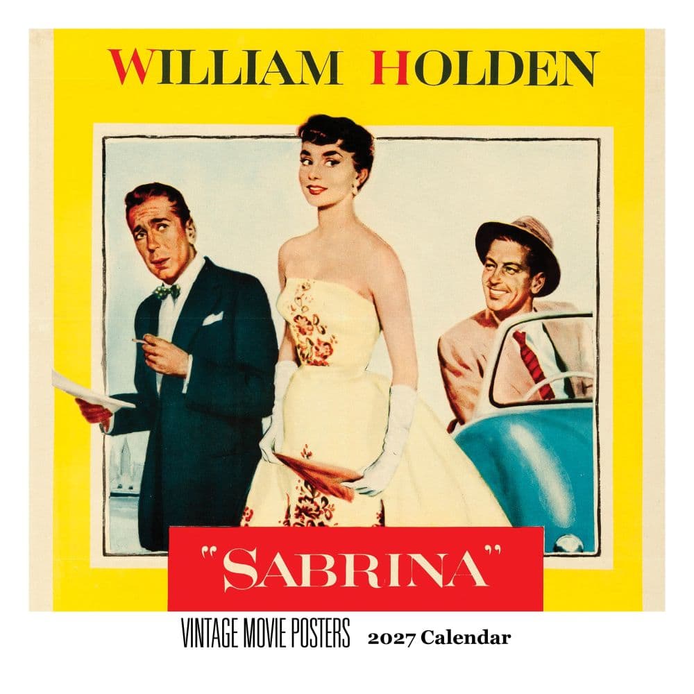 Vintage Movie 2027 Wall Calendar