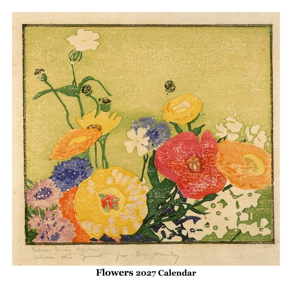 image Flowers Square 2027 Wall Calendar Main Product Image