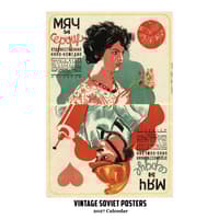 image Vintage Soviet Poster 2027 Wall Calendar Main Product Image