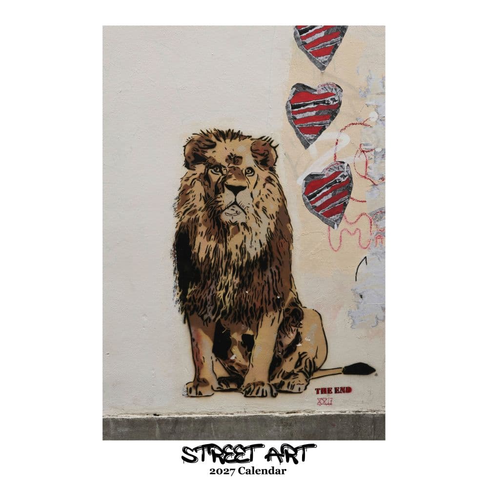 image Street Art Poster 2027 Wall Calendar Main Product Image