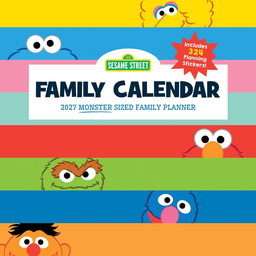 Sesame Street 2027 Planning Wall Calendar Main Product Image