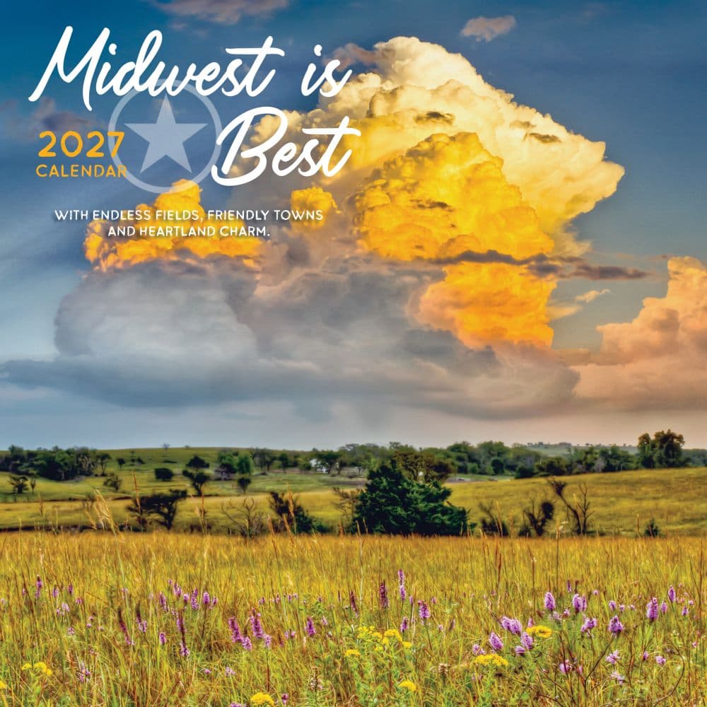 Midwest Is Best 2027 Mini Wall Calendar Main Product Image