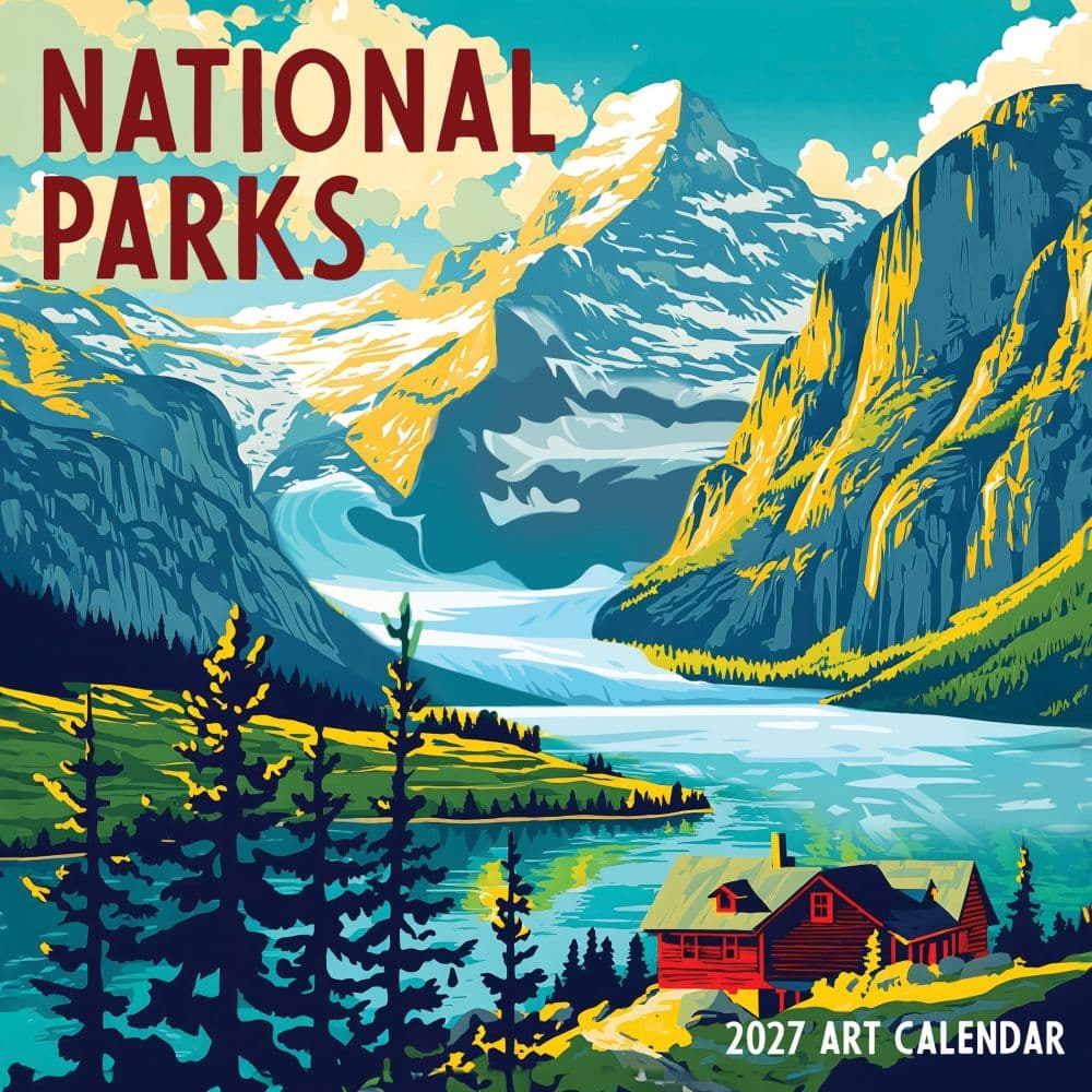National Parks-Art 2027 Mini Wall Calendar Main Product Image