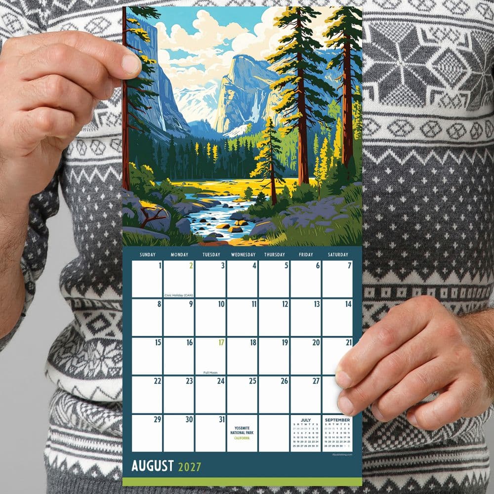 National Parks-Art 2027 Mini Wall Calendar Fifth Alternate Image