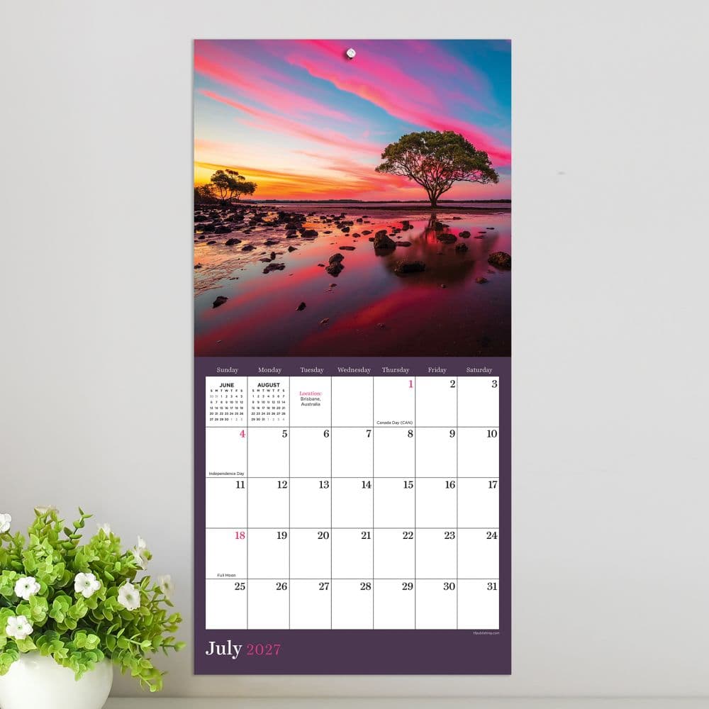 Sunsets 2027 Mini Wall Calendar Fourth Alternate Image