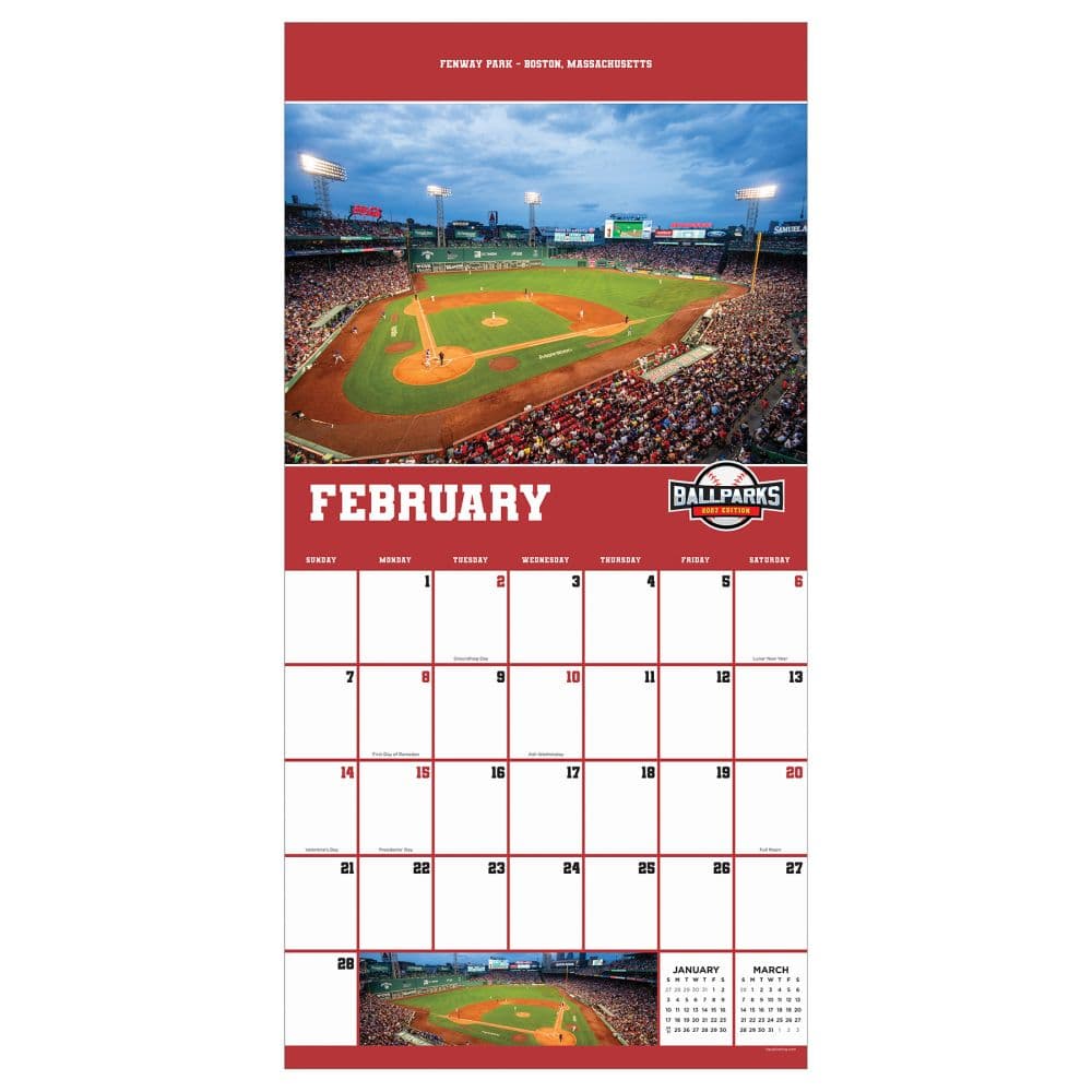 Ballparks 2027 Wall Calendar Third Alternate Image