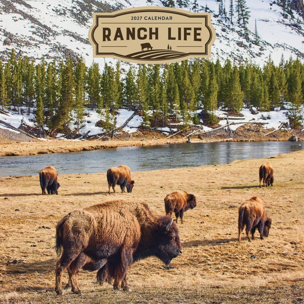 image Ranch Life 2027 Wall Calendar Main Product Image