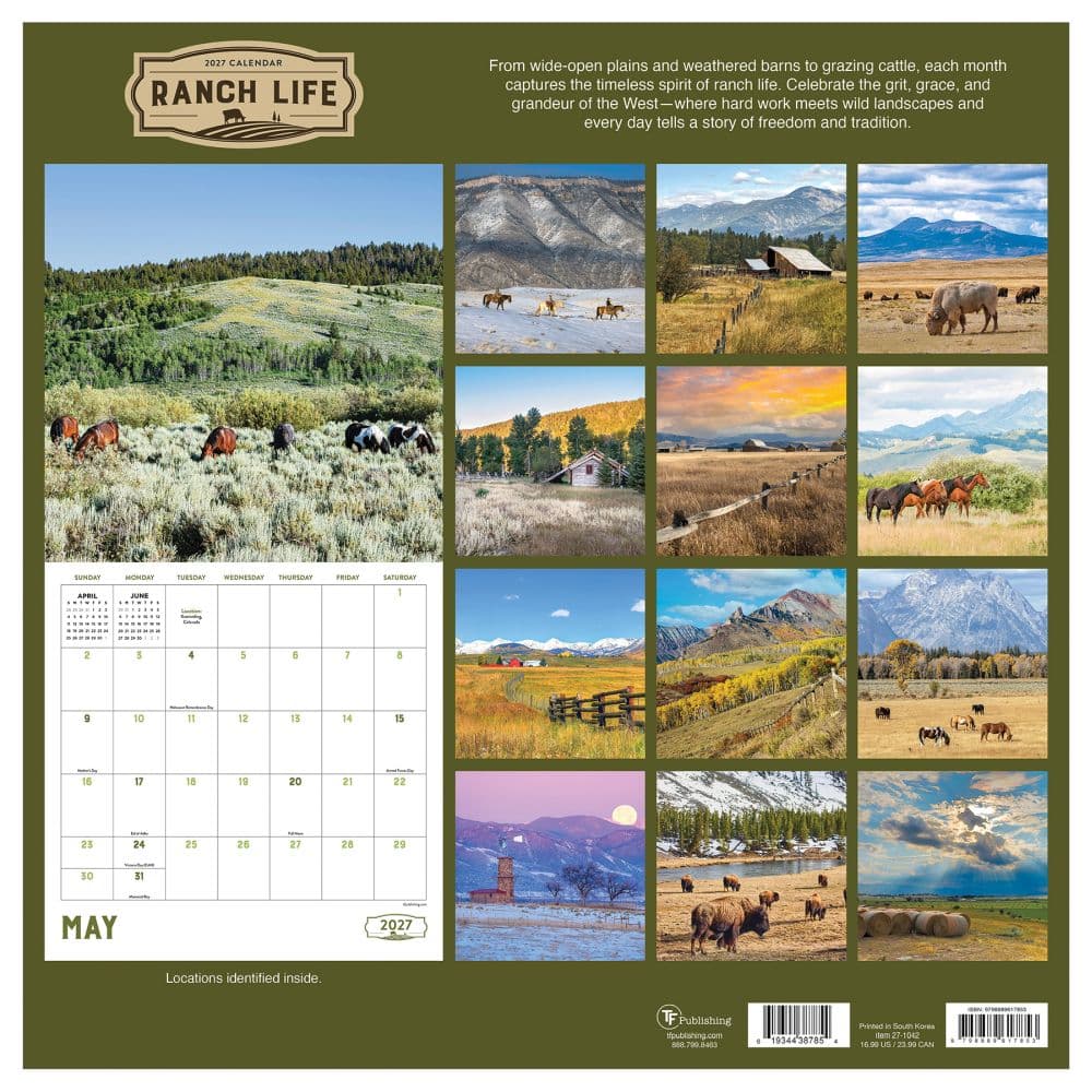 Ranch Life 2027 Wall Calendar First Alternate Image