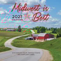 image Midwest Is Best 2027 Wall Calendar Main Product Image