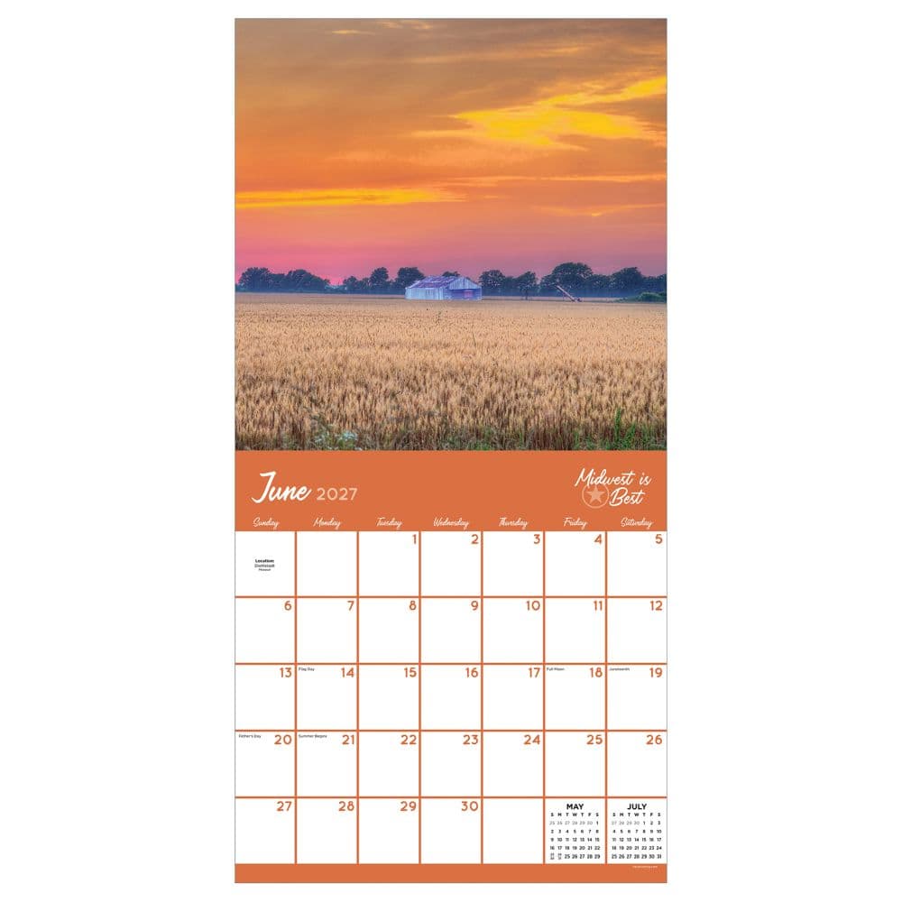 Midwest Is Best 2027 Wall Calendar Third Alternate Image
