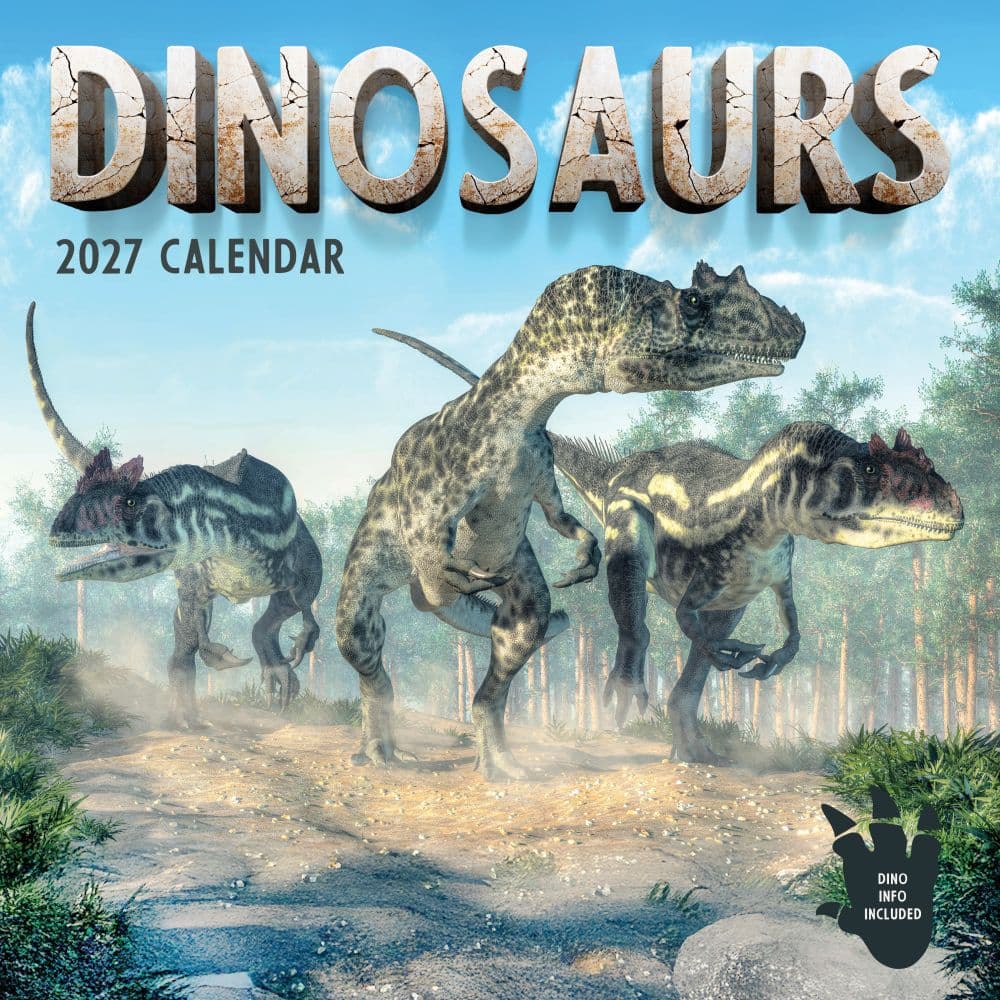 Dinosaurs 2027 Wall Calendar Main Product Image