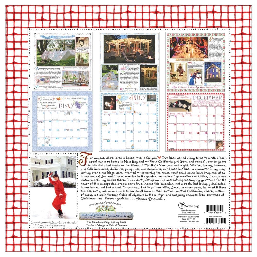 Susan Branch 2027 Wall Calendar First Alternate Image
