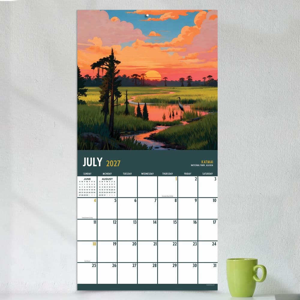 National Parks-Art 2027 Wall Calendar Fourth Alternate Image