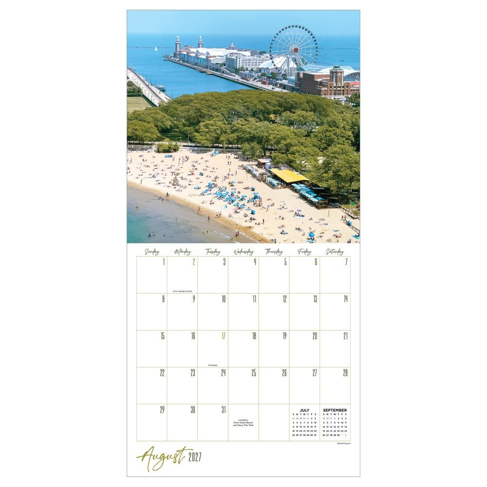 Chicago 2027 Wall Calendar Third Alternate Image