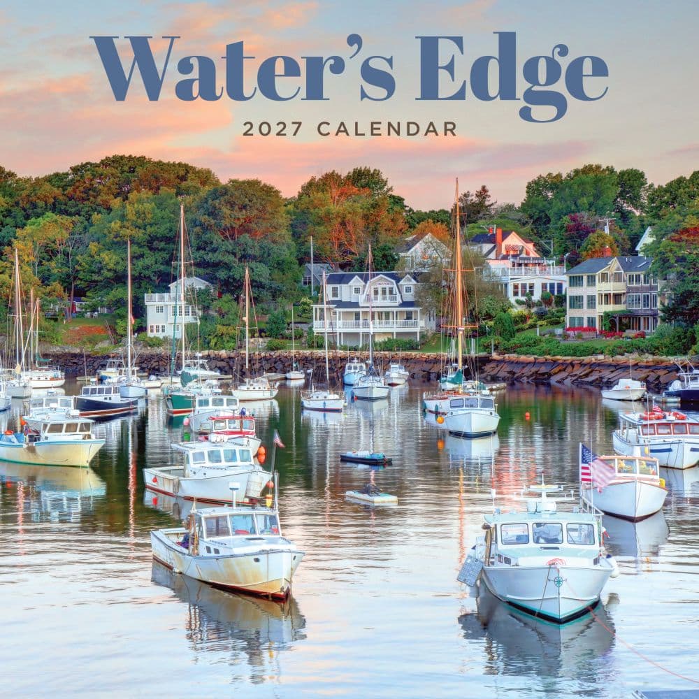 Waters Edge 2027 Wall Calendar